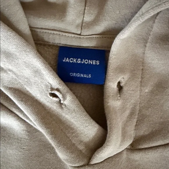 Hot Donuts Beige sweatshirt size men’s large. Outdoors Hoodie Activewear - Picture 5 of 7